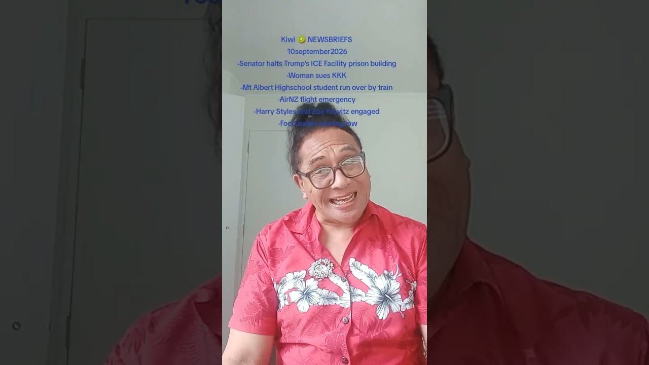 Kiwi 🥝 NEWSBRIEFS with News Anchor Beno Swann, Journalist 