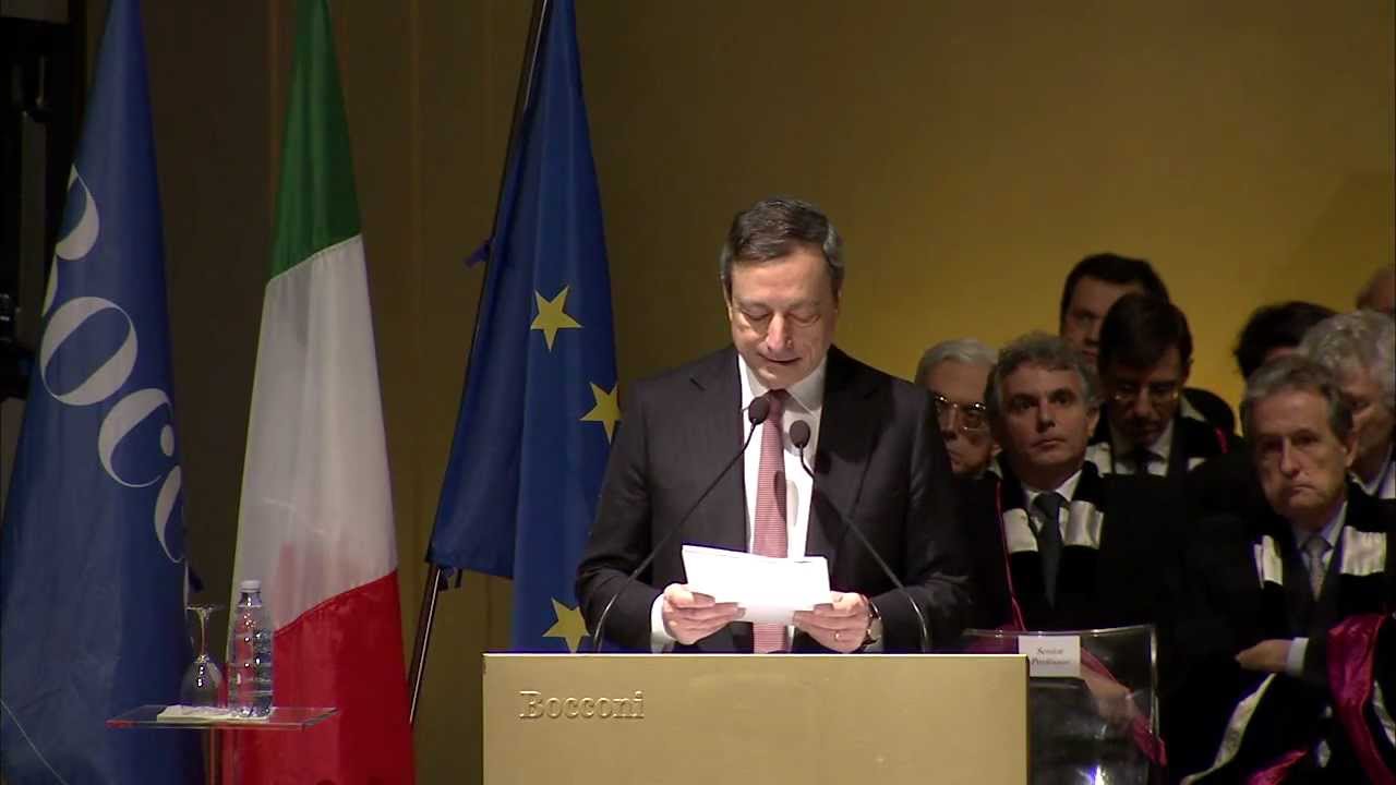 5. Mario Draghi - Università Bocconi - Inaugurazione Anno Accademico 2013