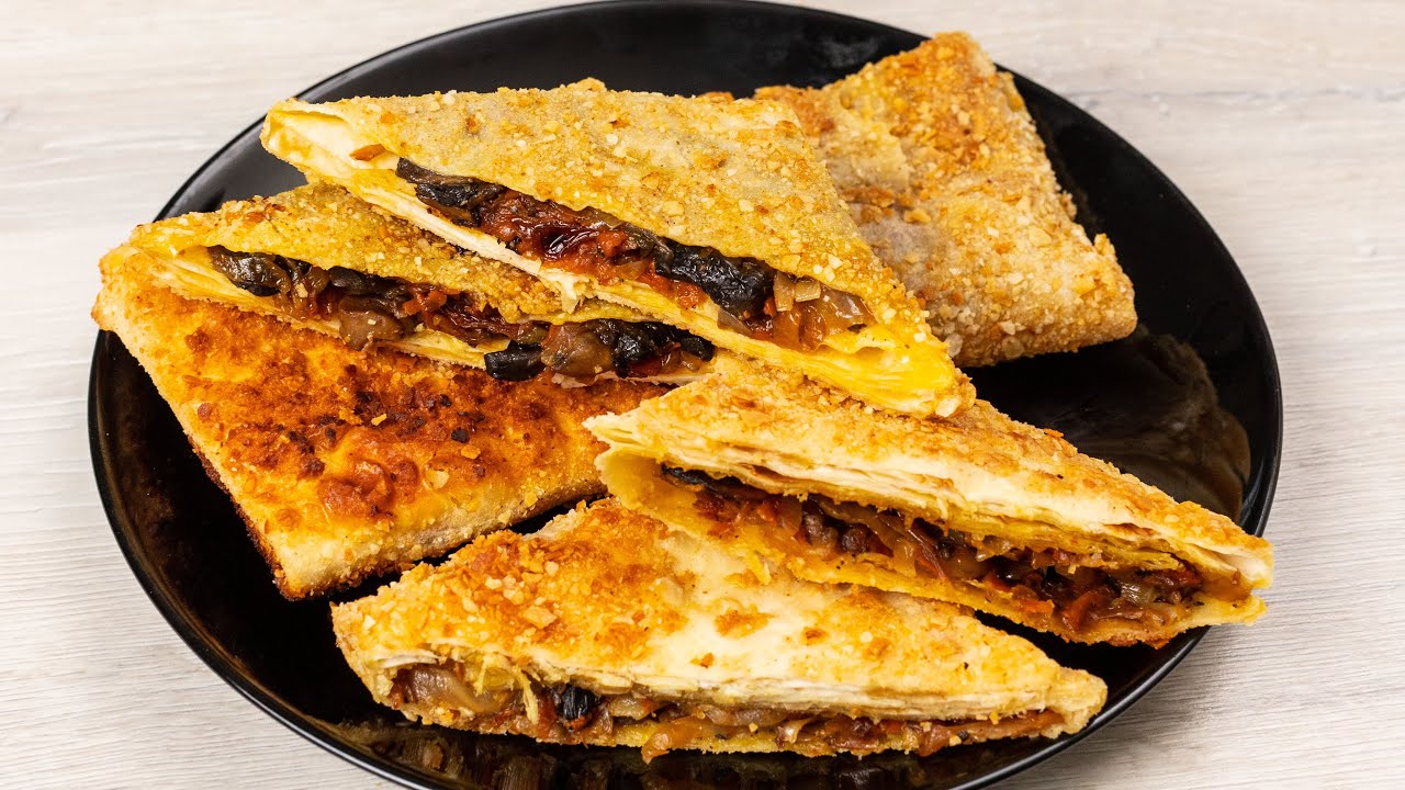 Rezept für Lavash mit Pilzen! Frischer Gemüsesalat – ich habe in einem Monat 5 Kilo abgenommen!