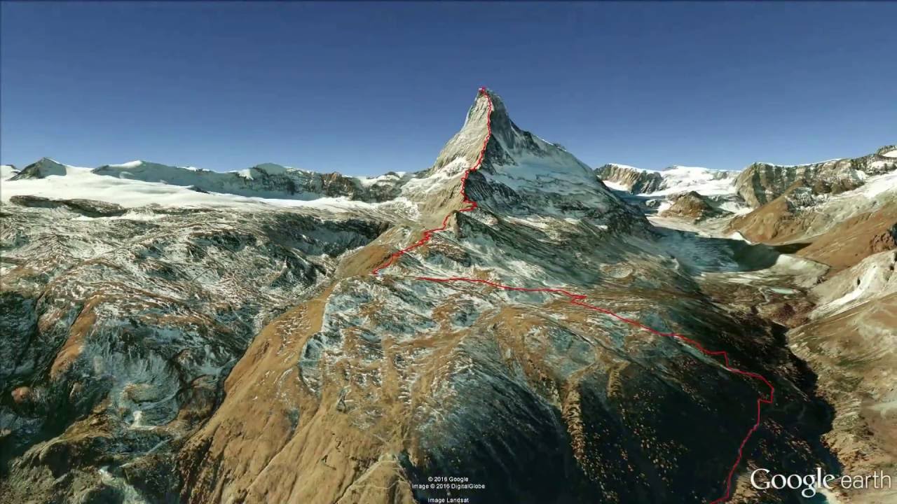 Matterhorn Hörnligrat in 3D