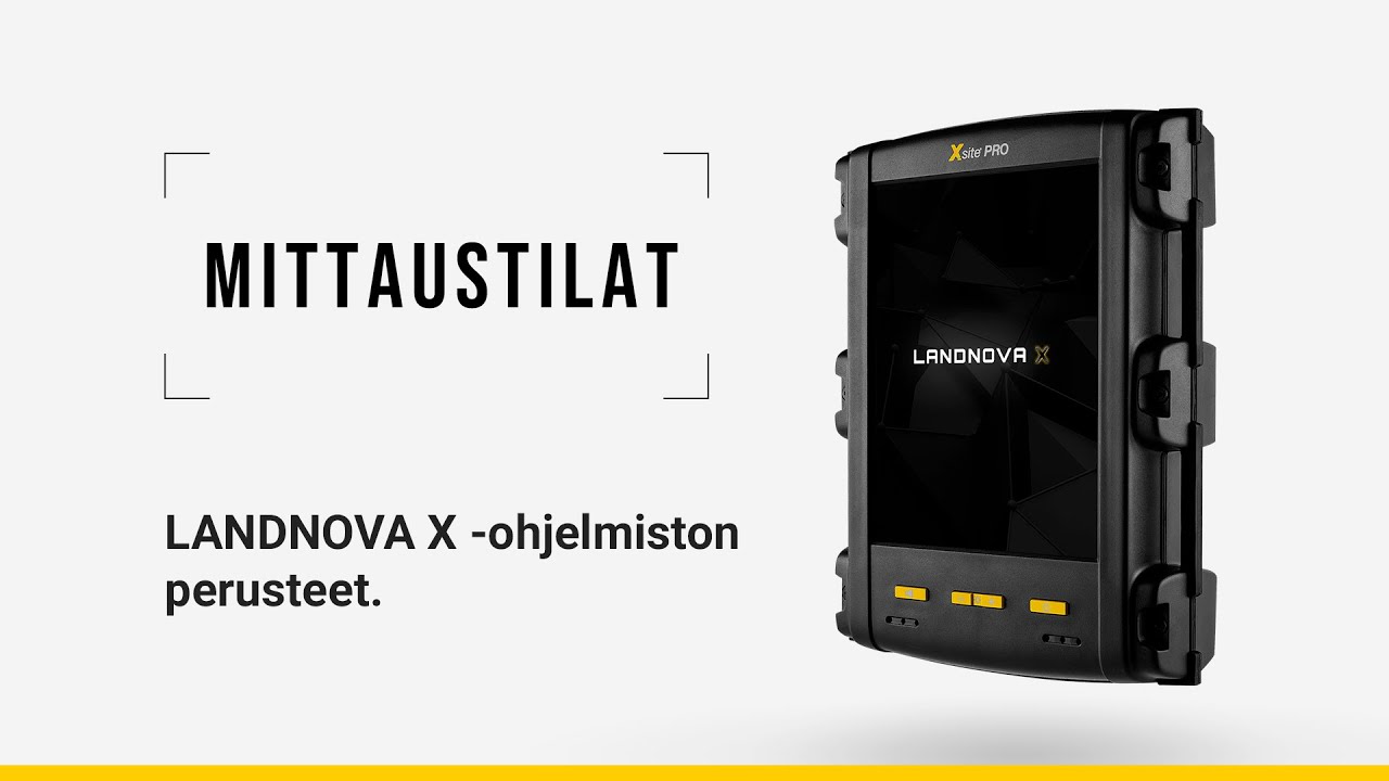 Mittaustilat | Xsite® PRO 3D