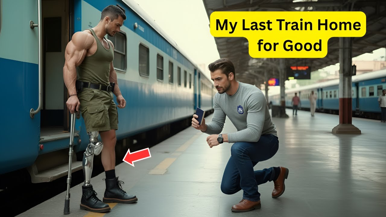 My Last Train Home for Good — Where Fate Introduced Me to a Soldier Who Lost His Leg