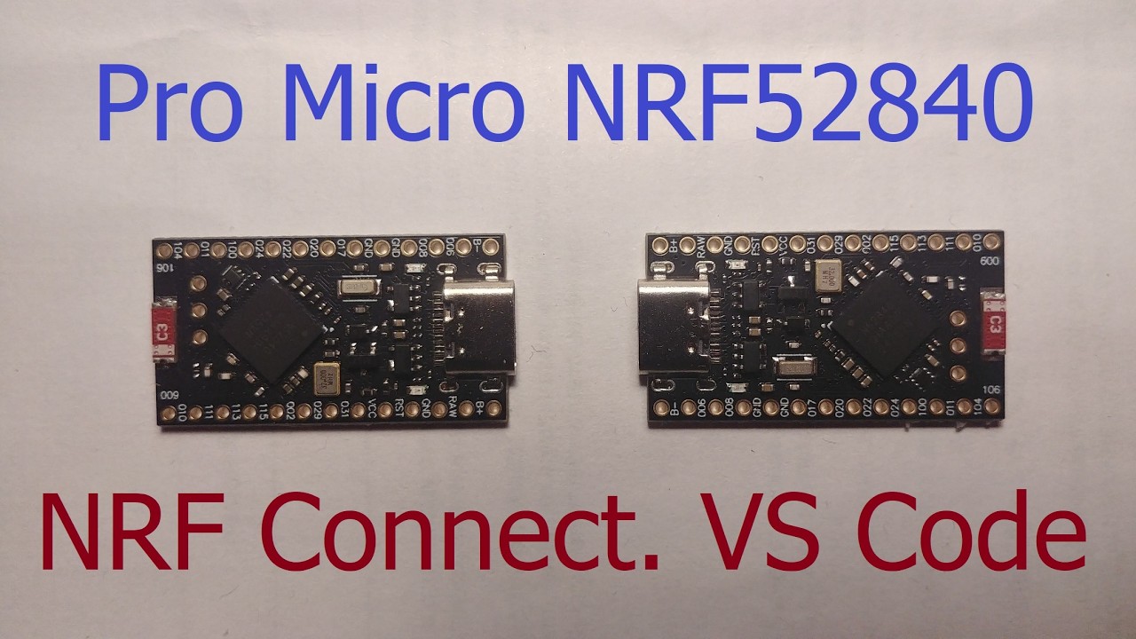 Promicro NRF52840 (Nice!Nano 2) with NRF Connect