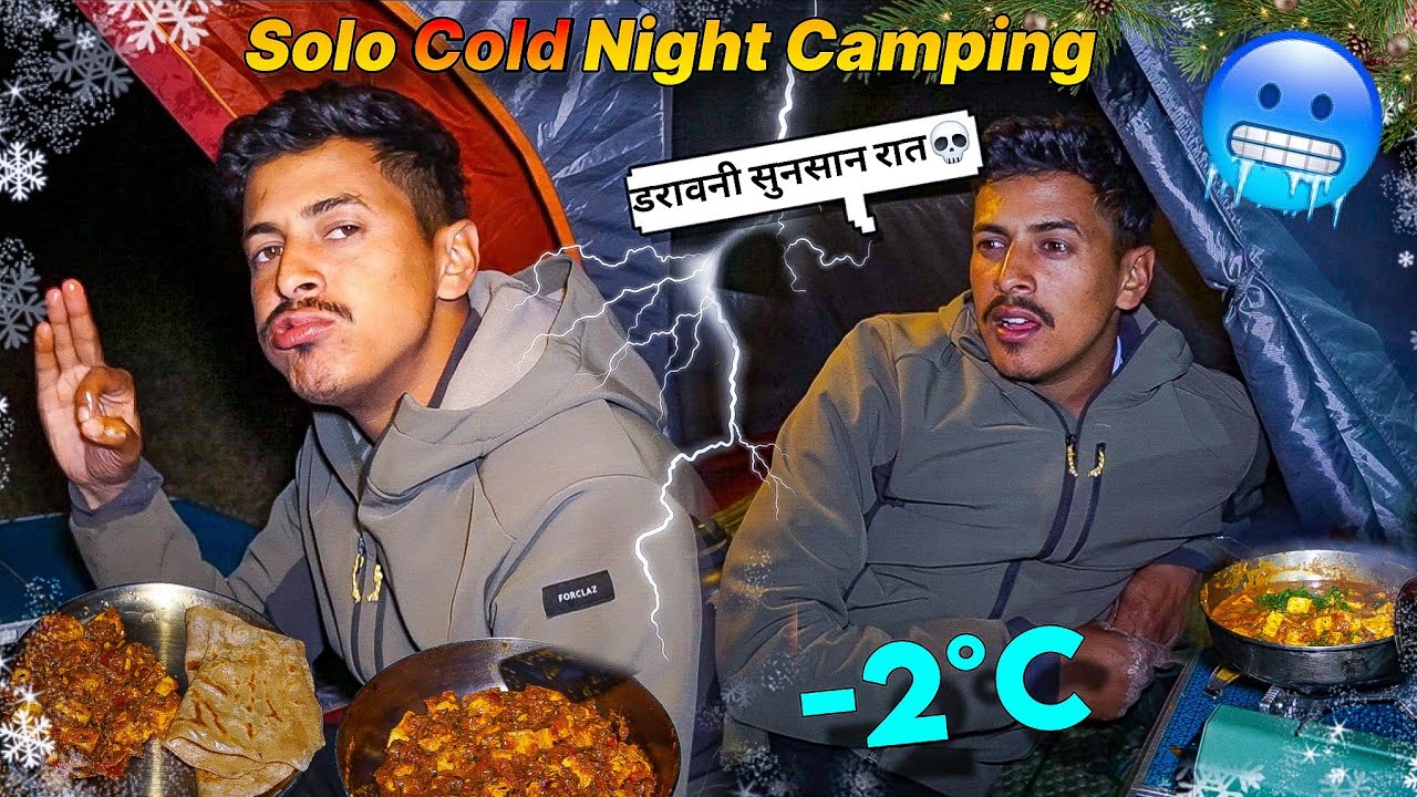 Coldest -2°C Solo Night Camping In Forest | Camping In Uttarakhand | Unknown Dreamer