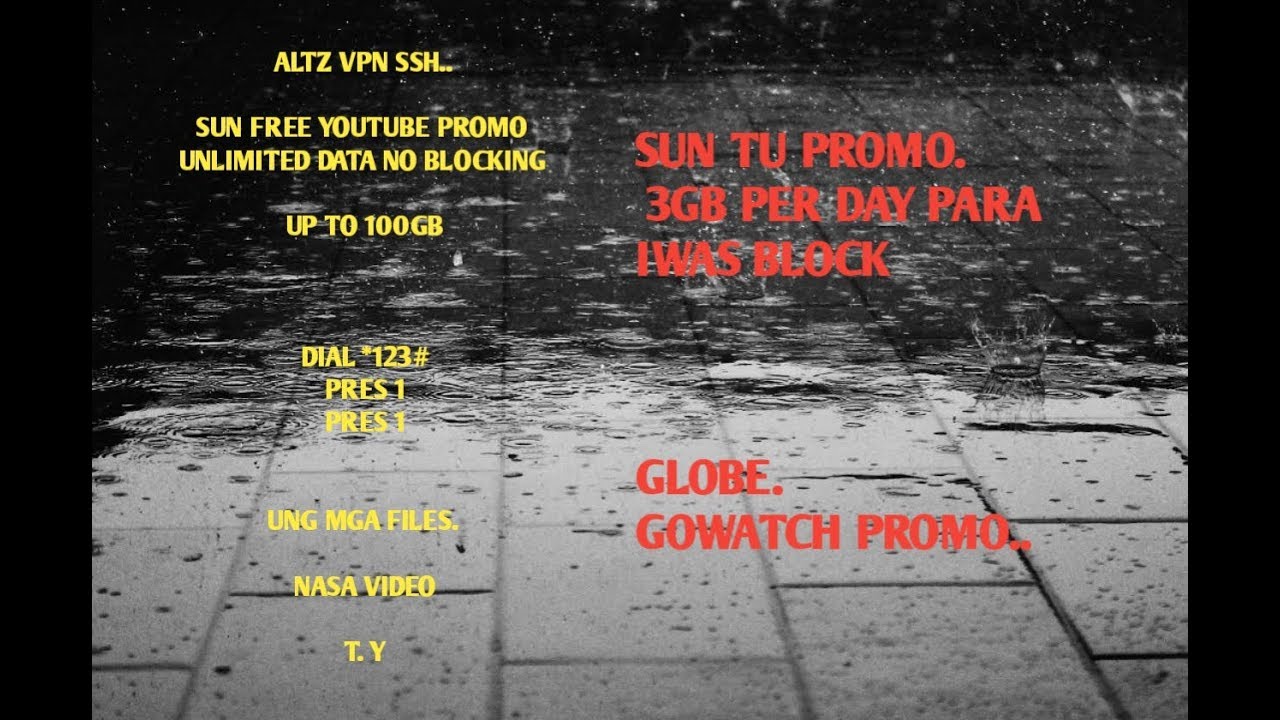 Sun free YouTube claim  unlimited data no blocking pa