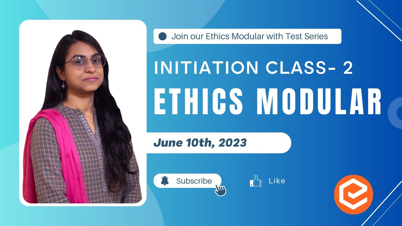Ethics Modular - Initiation Classes | Part 2 | Dimple Nankani | UPSC CSE 2023/24 | Edukemy