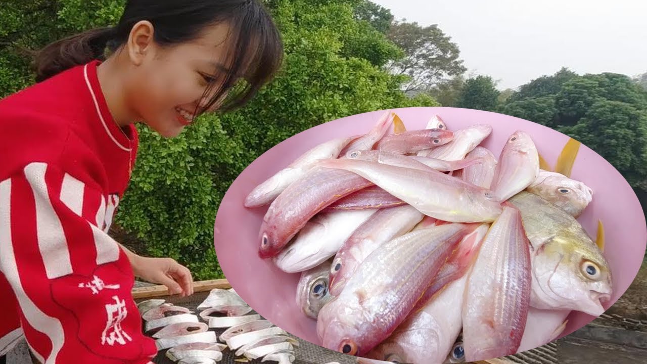 春节快到了，渔民又开始晒鱼干过年了，阿渔妹教大家怎样做更好吃【阿渔妹】