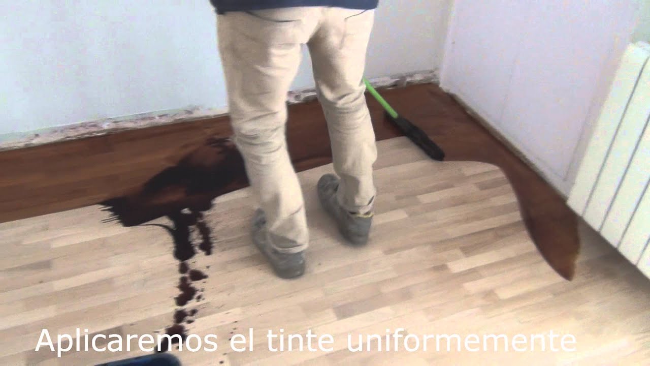 Cómo teñir un parquet