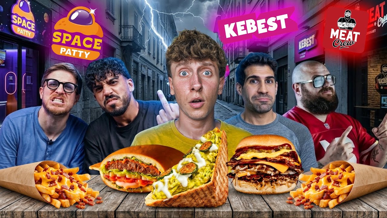 Provo TUTTI i FAST FOOD degli INFLUENCER