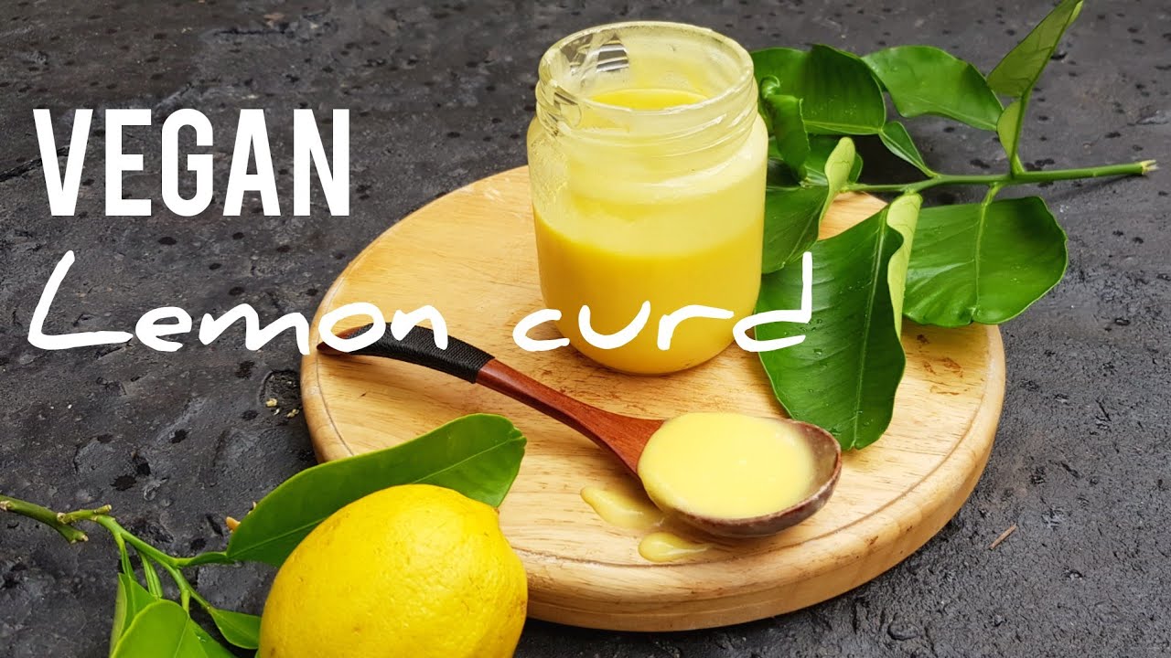Quick vegan lemon curd