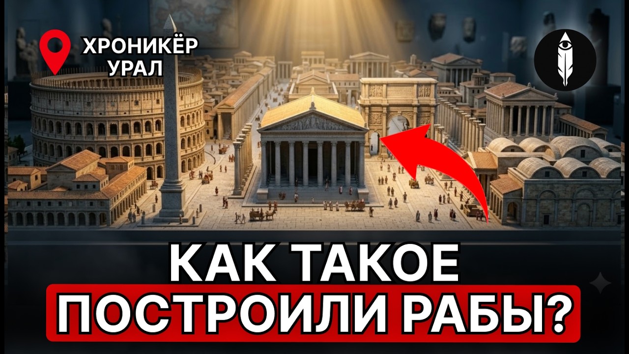Это построили НЕ РАБЫ! Рим строили по ИНОЙ Технологии о которой мы НЕ ЗНАЕМ!