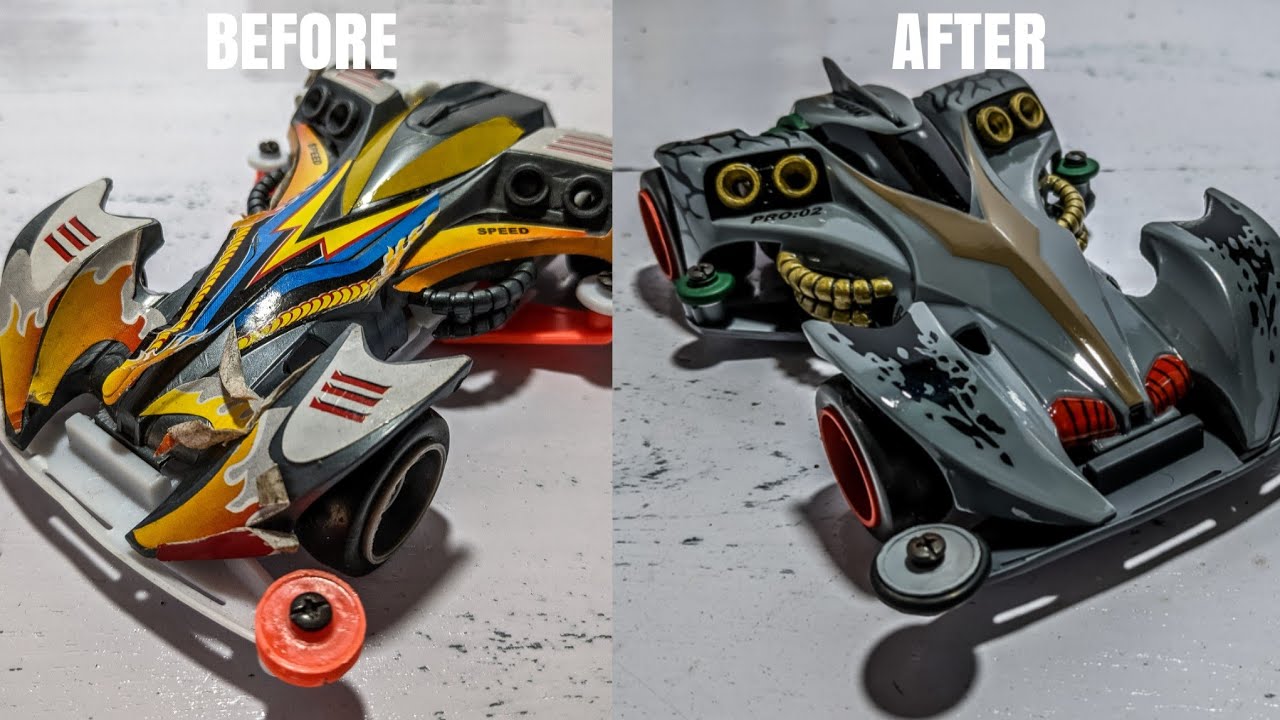 Ray Stinger Mini 4WD TAMIYA Full Airbrush RePaint Detailing