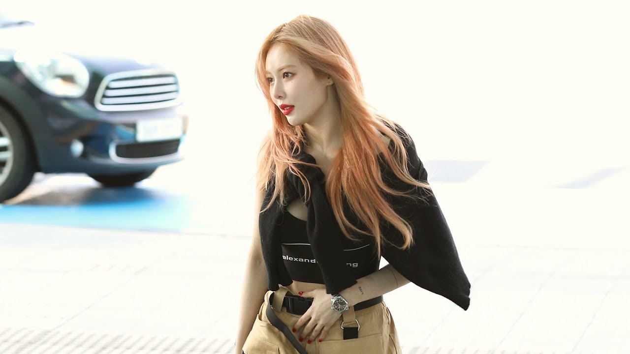 190411 현아(HyunA) 출국 Departure [인천공항] 4K 직캠 by 비몽
