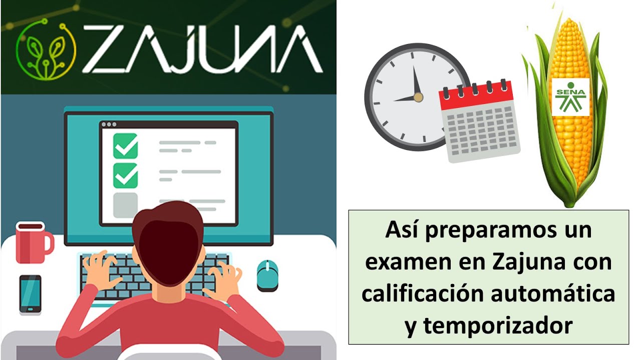 Así preparamos un examen en Zajuna con calificación automática y temporizador
