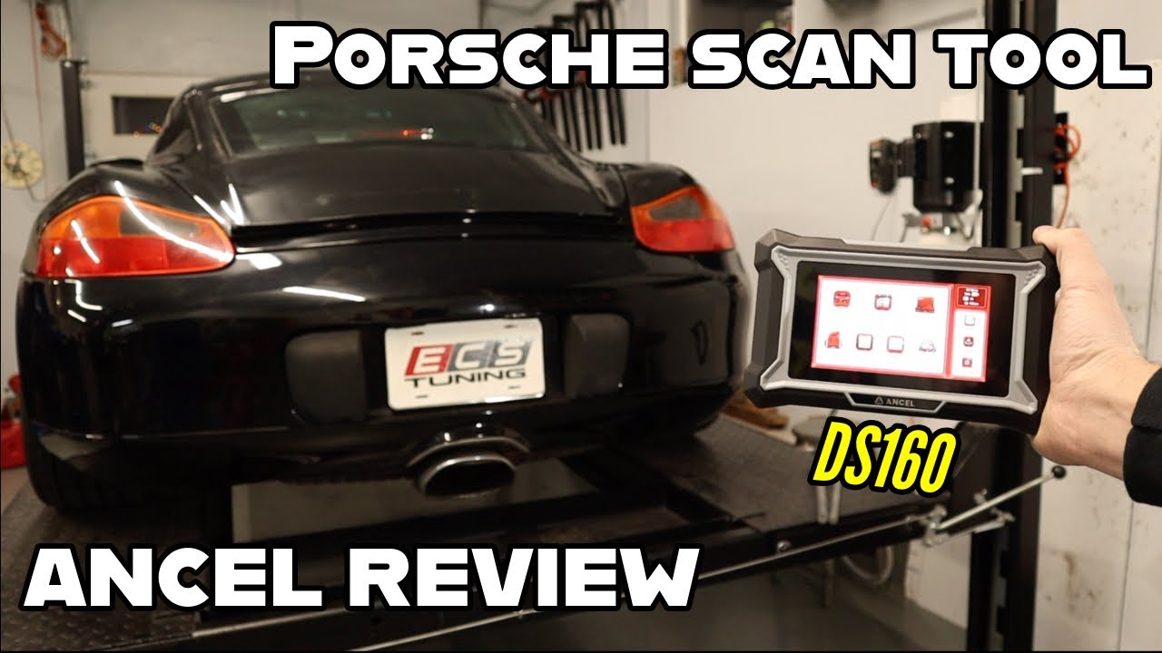 Using our new ANCEL DS160 to find out what is wrong with porsche Boxster - 986 racecar diagnostics
