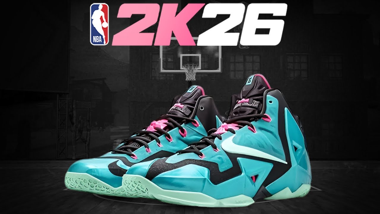 NBA 2K26 Next Gen Shoe Creator - Nike LeBron 11 “South Beach”