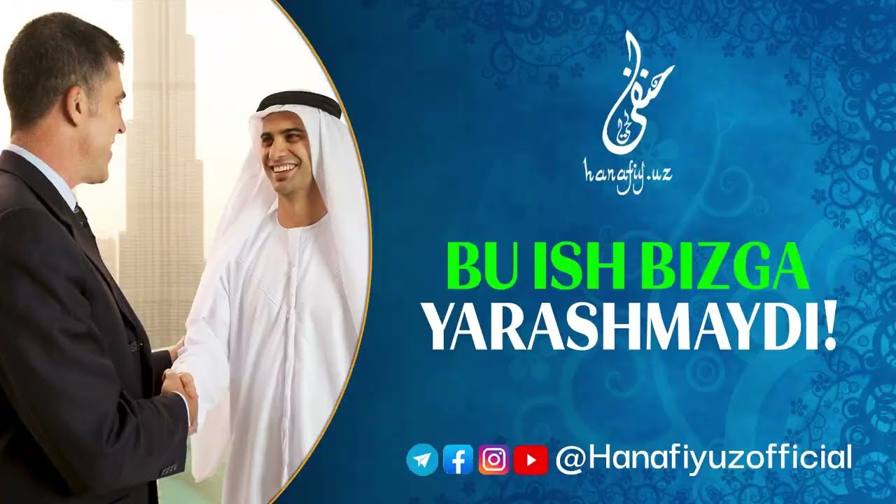 Bu ish bizga yarashmaydi!