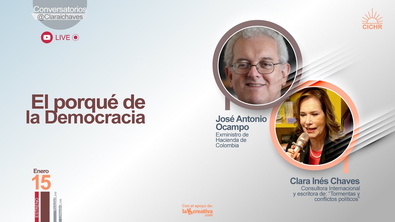 Conversatorio - El porqué de la Democracia - @Claraichaves