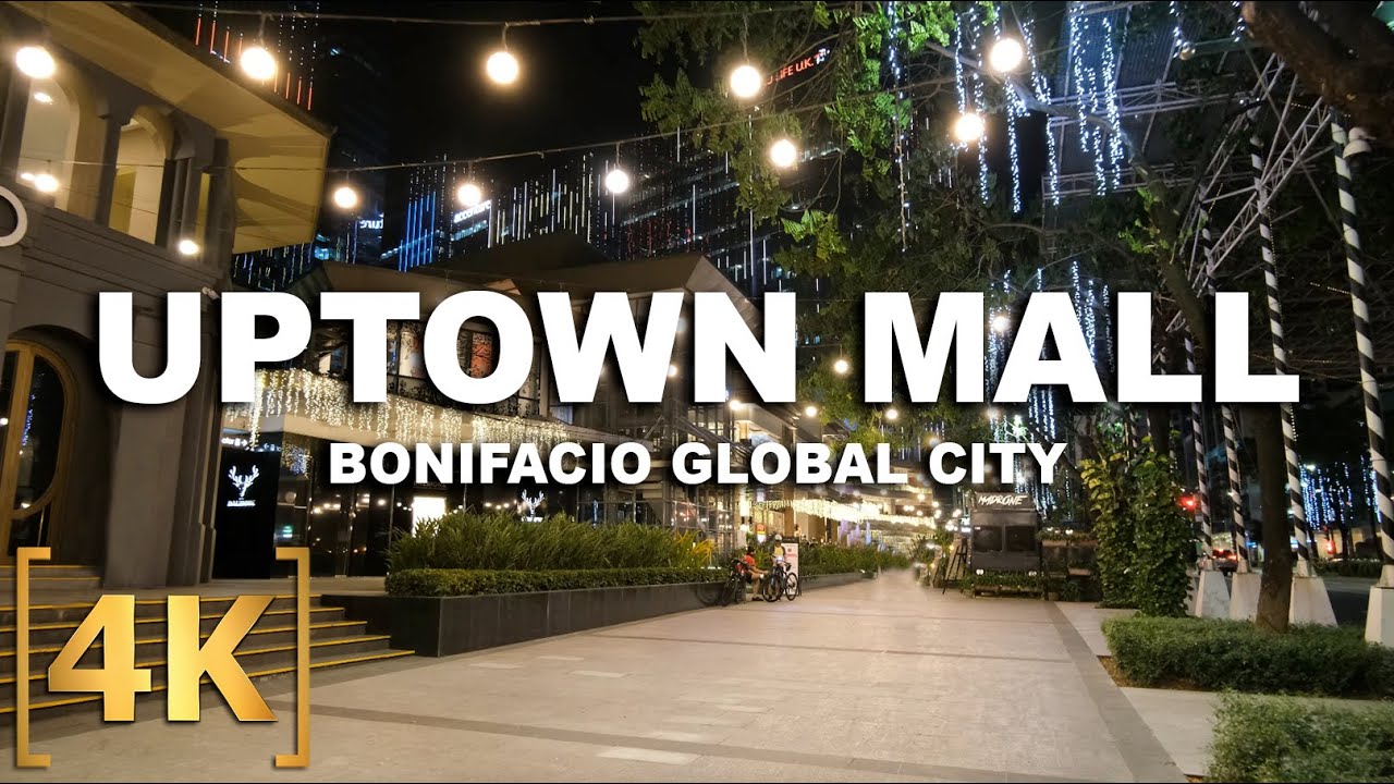 Uptown Mall, BGC | 4K | Virtual Mall Walk Tour | Taguig, Manila, Philippines | Tours From Home TV