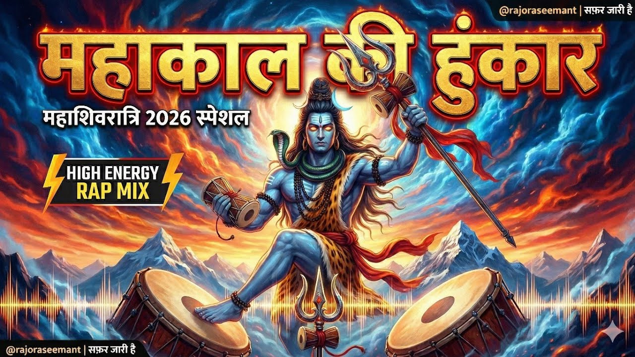 महाकाल की हुंकार: High Energy Tandav (Rap Mix) | @rajoraseemant | महाशिवरात्रि 2026 स्पेशल