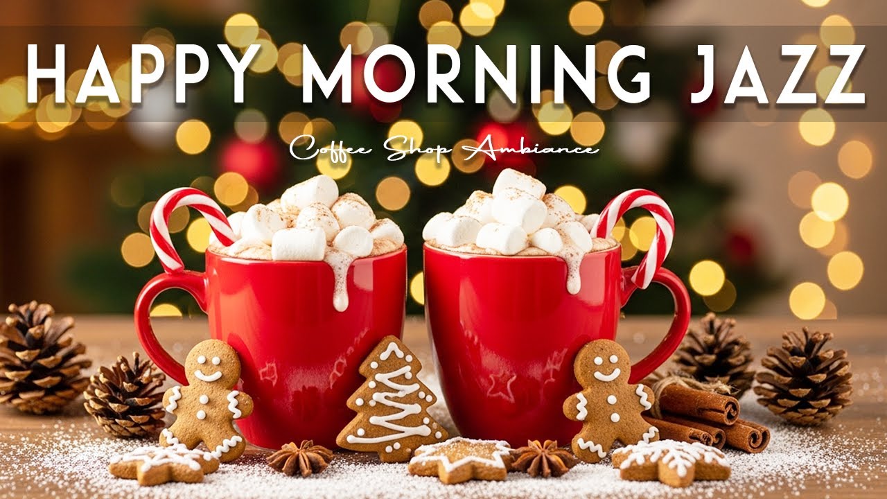 Happy Morning Jazz 🎶 Coffee Shop Amiance & Relaxing Bossa Nova instrumental for Studying.