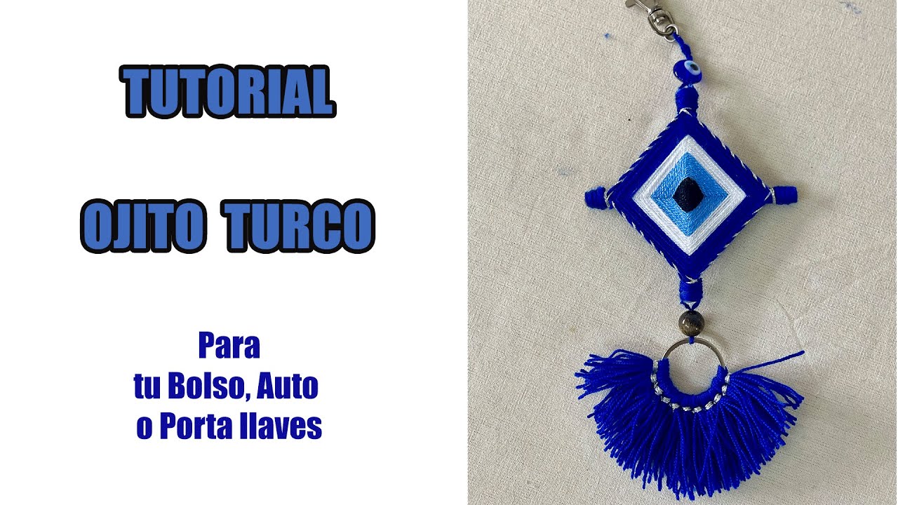 OJITO TURCO -  Para decorar Tu Bolso, Auto o Porta Llaves #ojoturco
