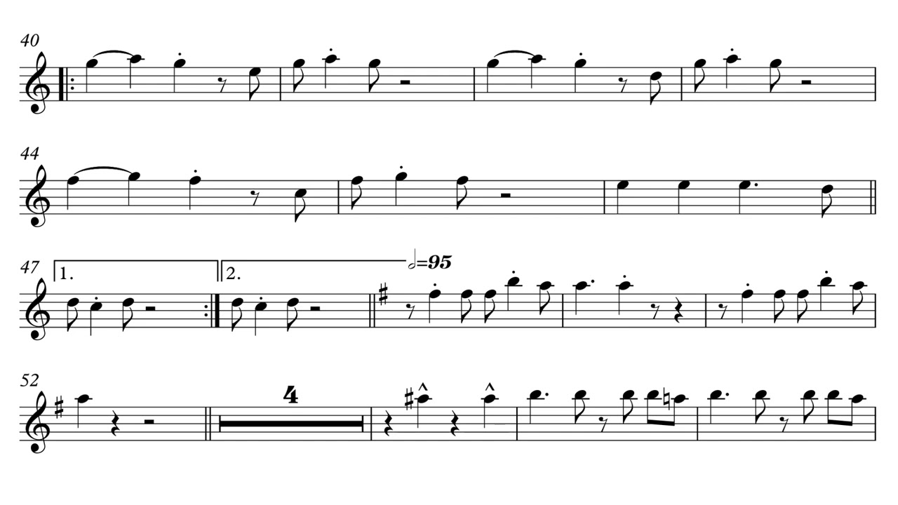 MEDLEY DE CUMBIAS - GRUPO 5. PARTITURA TROMPETA 🎺