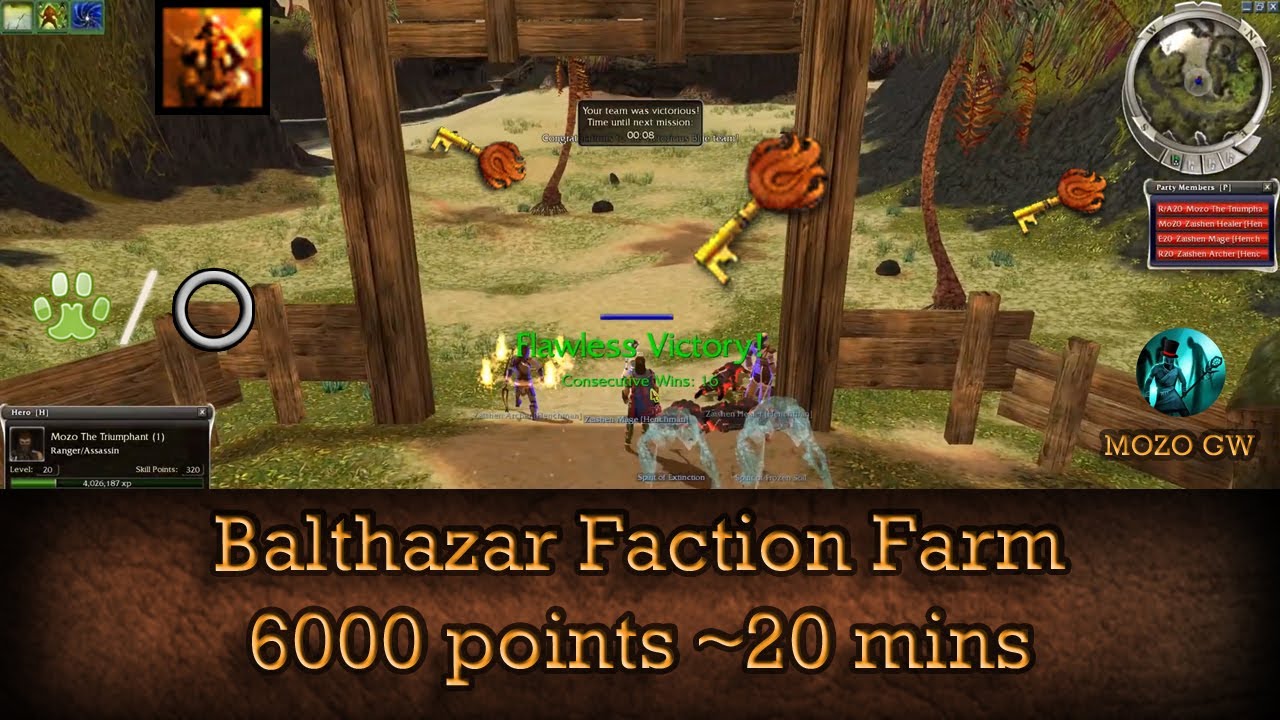 Balthazar Faction Farming in Guild Wars 1 - Zaishen Elite -  Ranger Farm R/Any