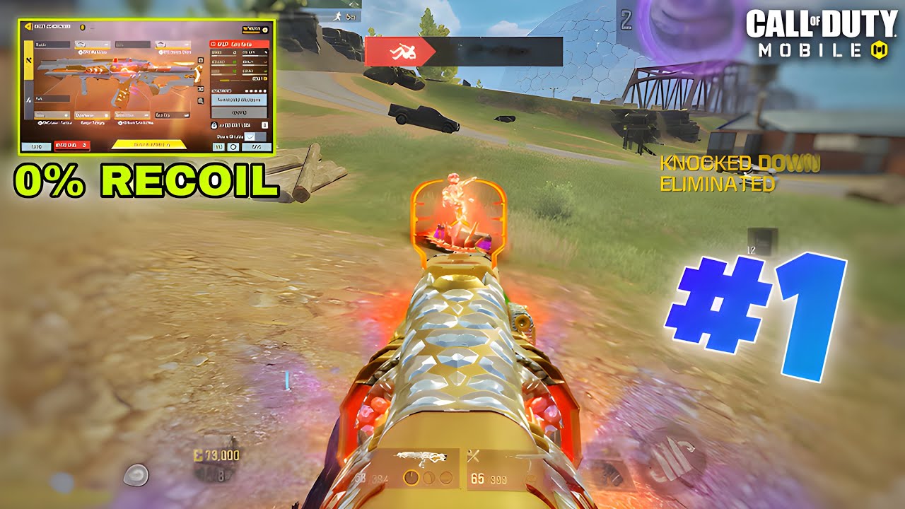 RETICLE SIZE Makes AK117 BROKEN 🤯 | BEST AK117 LAVA REMIX GUNSMITH CODM BR | CODM BR GAMEPLAY