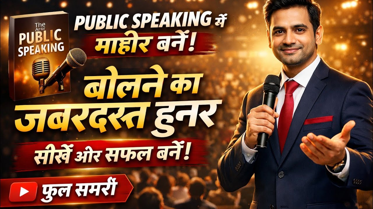 The Art of Public Speaking | Full Book Summary| Brainveil| Communication Skills Hindi