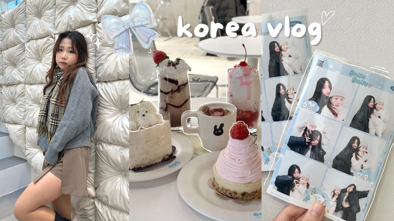 KOREA VLOG❄️: friend reunions, cute cafes & stores, flight from la, shopping in seoul