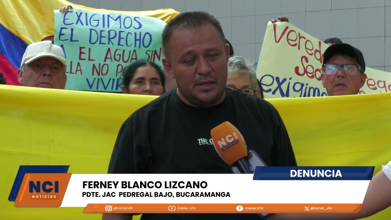 HABITANTES DENUNCIAN CRISIS POR FALTA DE AGUA