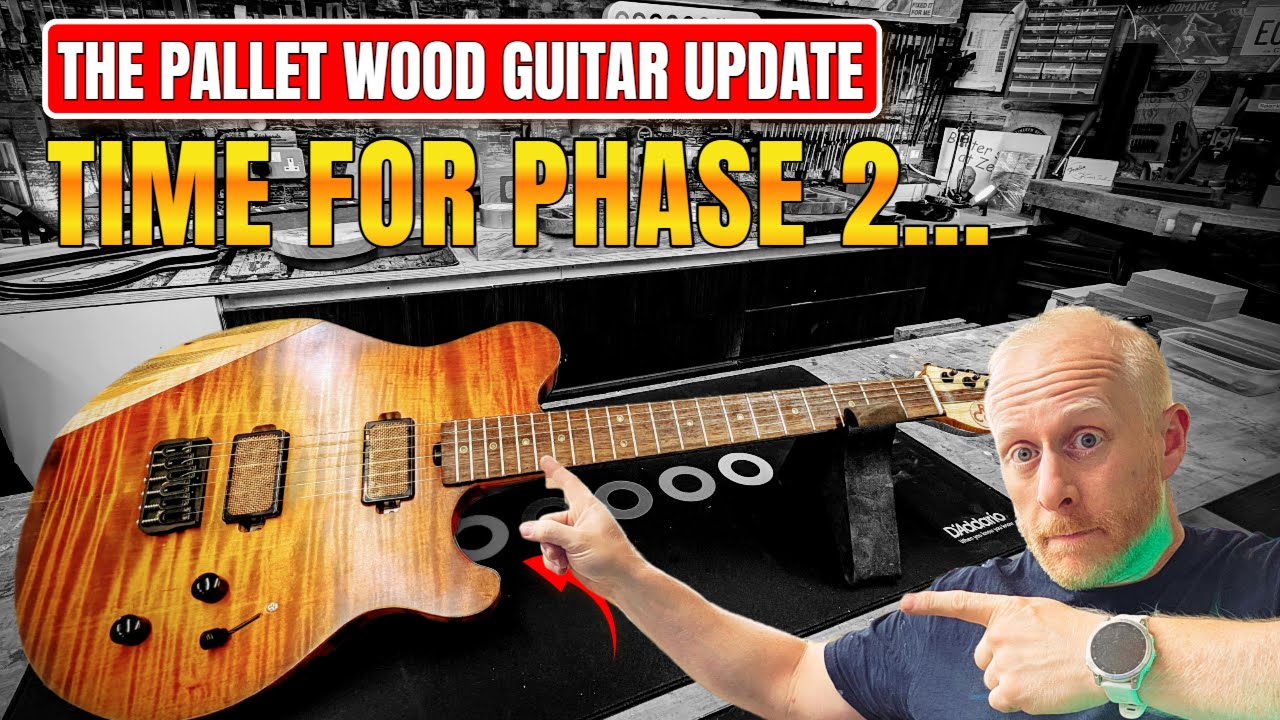 The Pallet wood guitar Update and evolution...