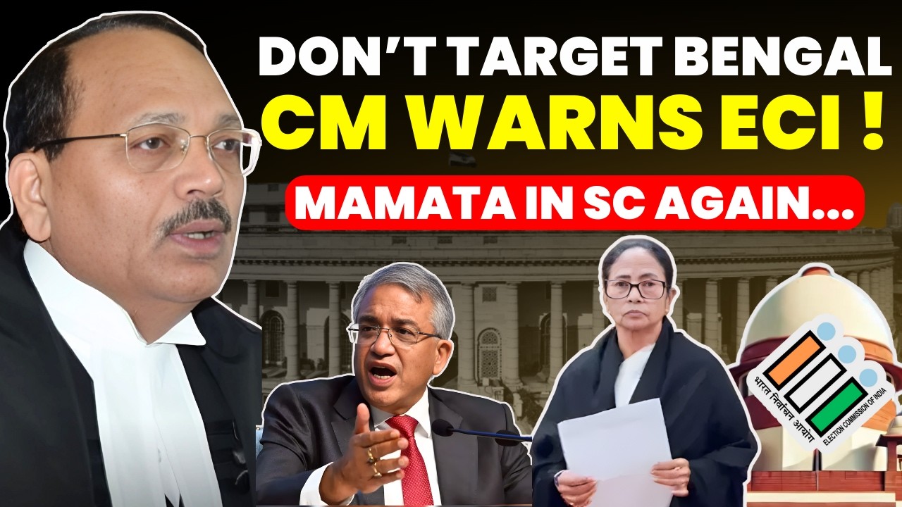 STOP! DON'T TARGET WB.....CM MAMATA WARNS ECI.....WB CM TO APPEAR AGAIN IN SC #supremecourtofindia