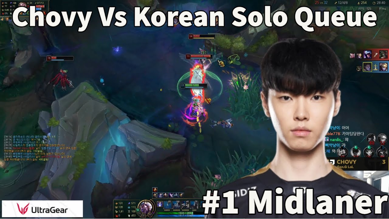 GenG Chovy Shows Why He Is A Top Mid With This PENTA KILL In Korean Solo Queue!!