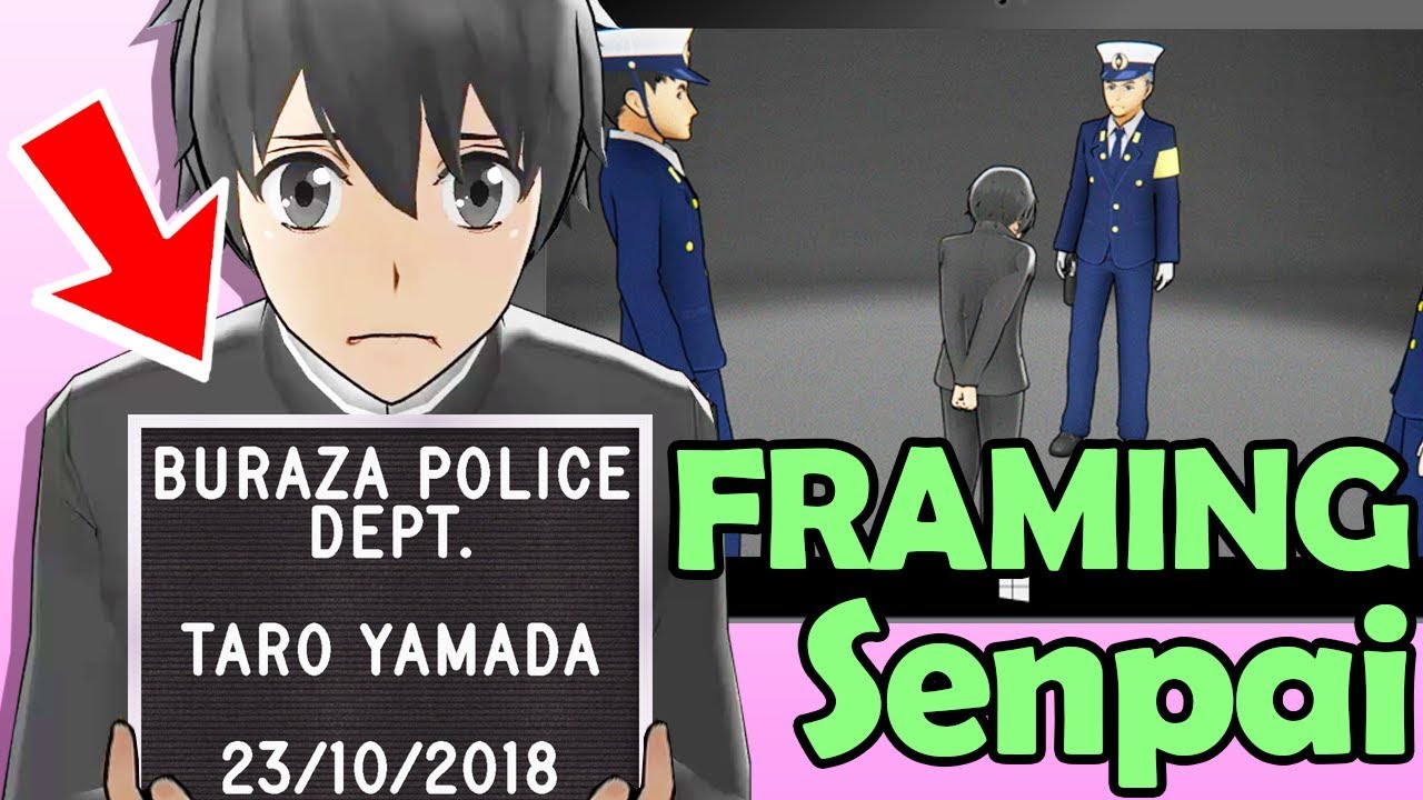FRAMING Senpai! the ENDING you didn't see coming 😱 (Yandere Simulator Police Update *new*)