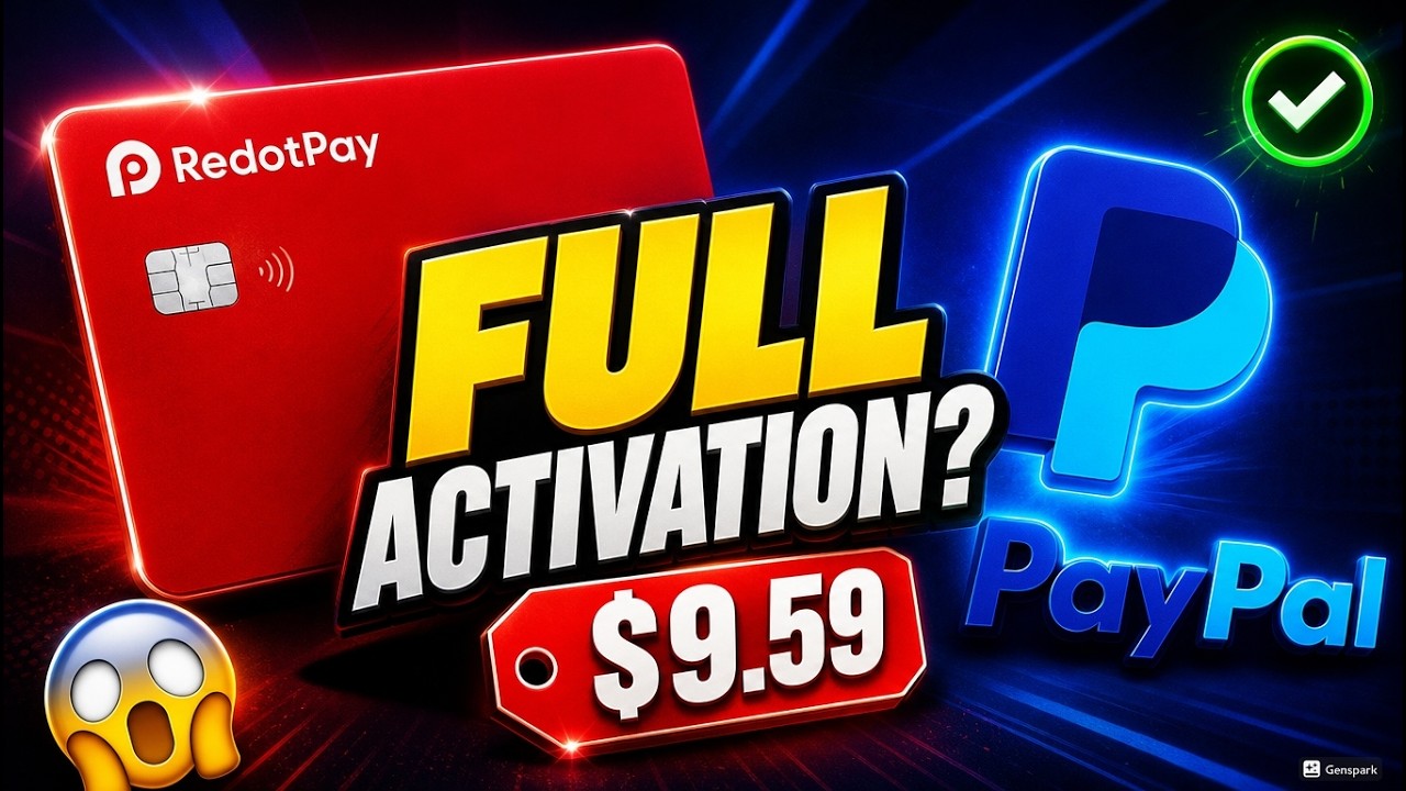 RedotPay PayPal FULL Activation After New Update? 😱 I Tested a $9.59 Withdrawal!