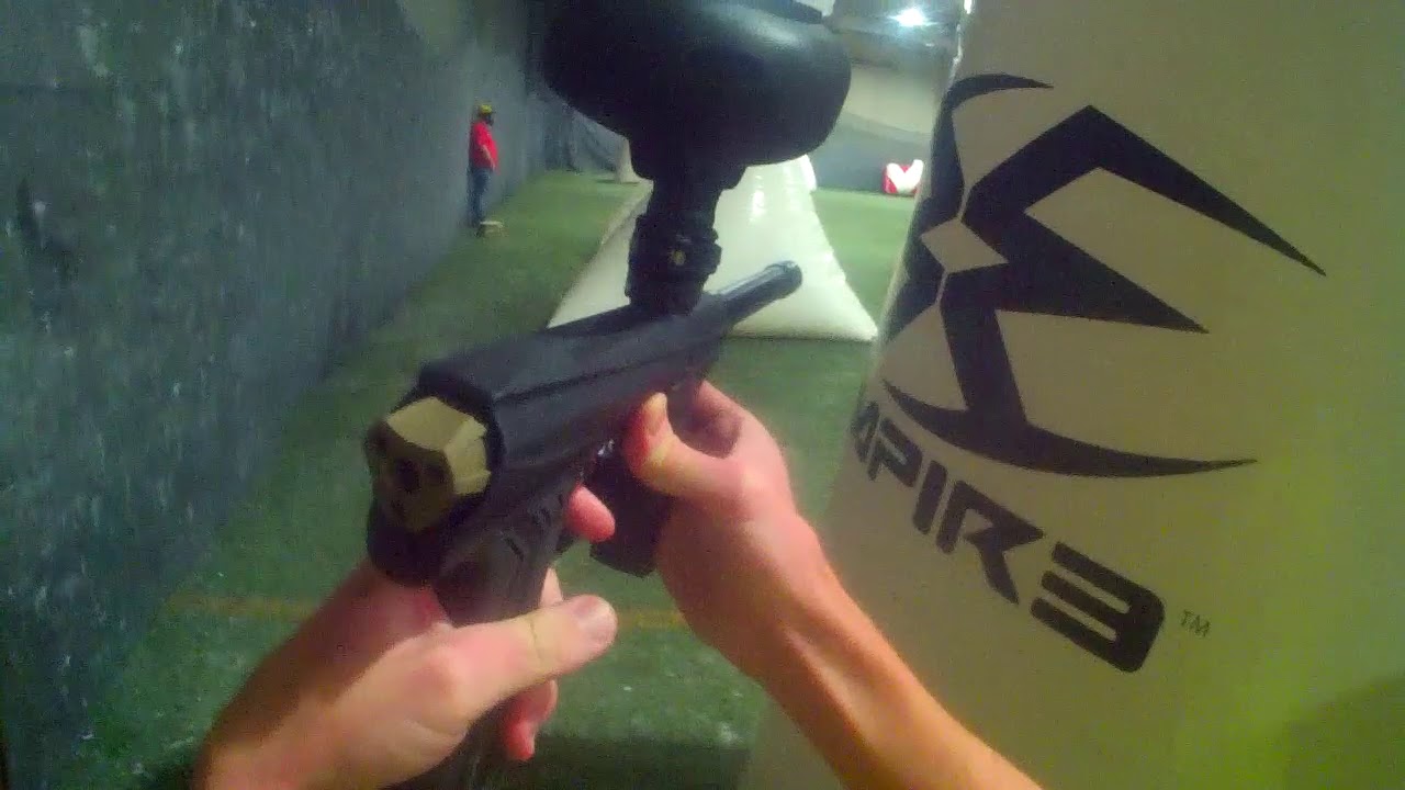 Playing 50-Cal Rental Paintball. Changing up The Style