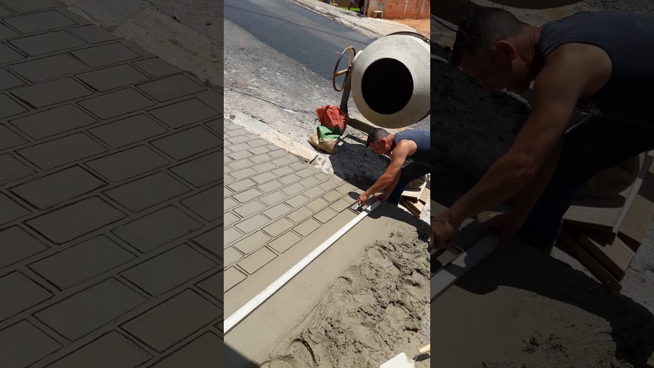 Deixando sua calçada bonita, gastando POUCO!