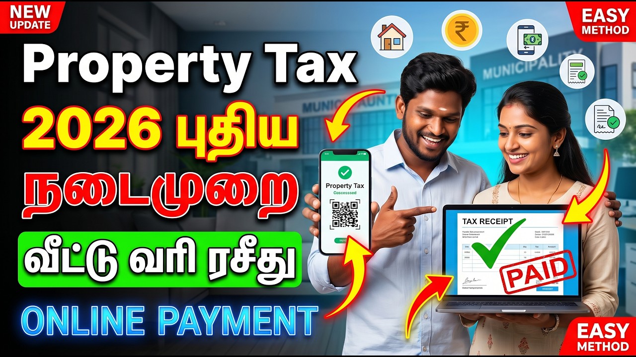 😍Property Tax Online Payment புதிய நடைமுறை 2026 | வீட்டு வரி ரசீது | Property Tax Payment in 2026