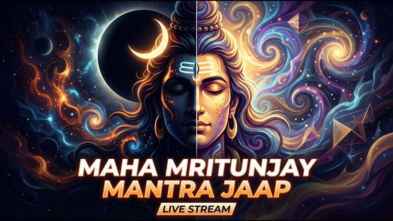 🔴 LIVE Maha Mrityunjaya Mantra | Close Your Eyes & Forget All Your Worries | Shiva Healing Mantra