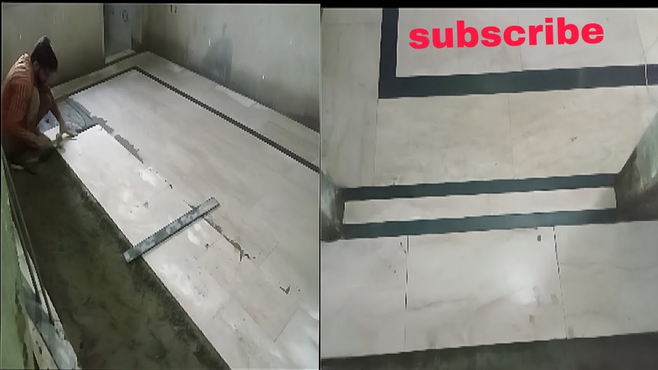 Marble lagane ka tarika