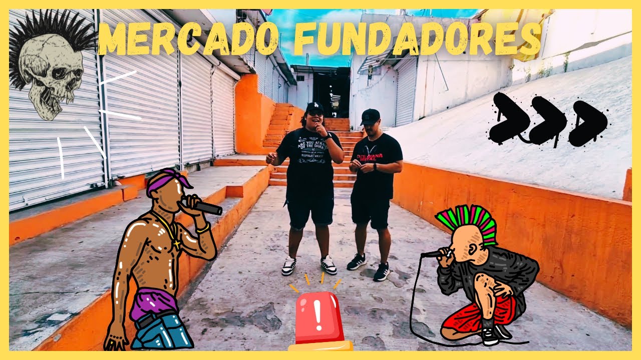 El antiguo refugio de las tribus urbanas en Monterrey 🛹🎨🖌️🎸 ⚠️- Mercado Fundadores