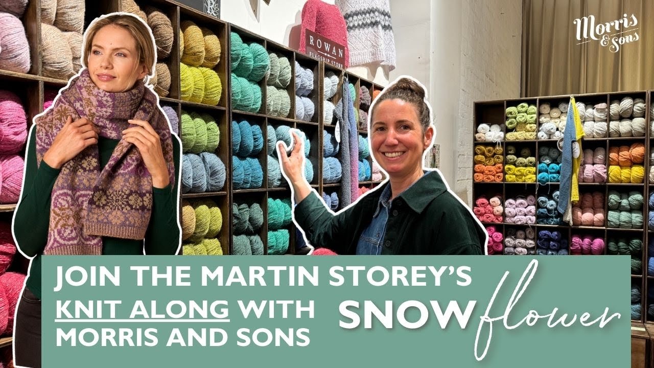 Join the Martin Storey's Knitalong Snowflower with Morris and Sons