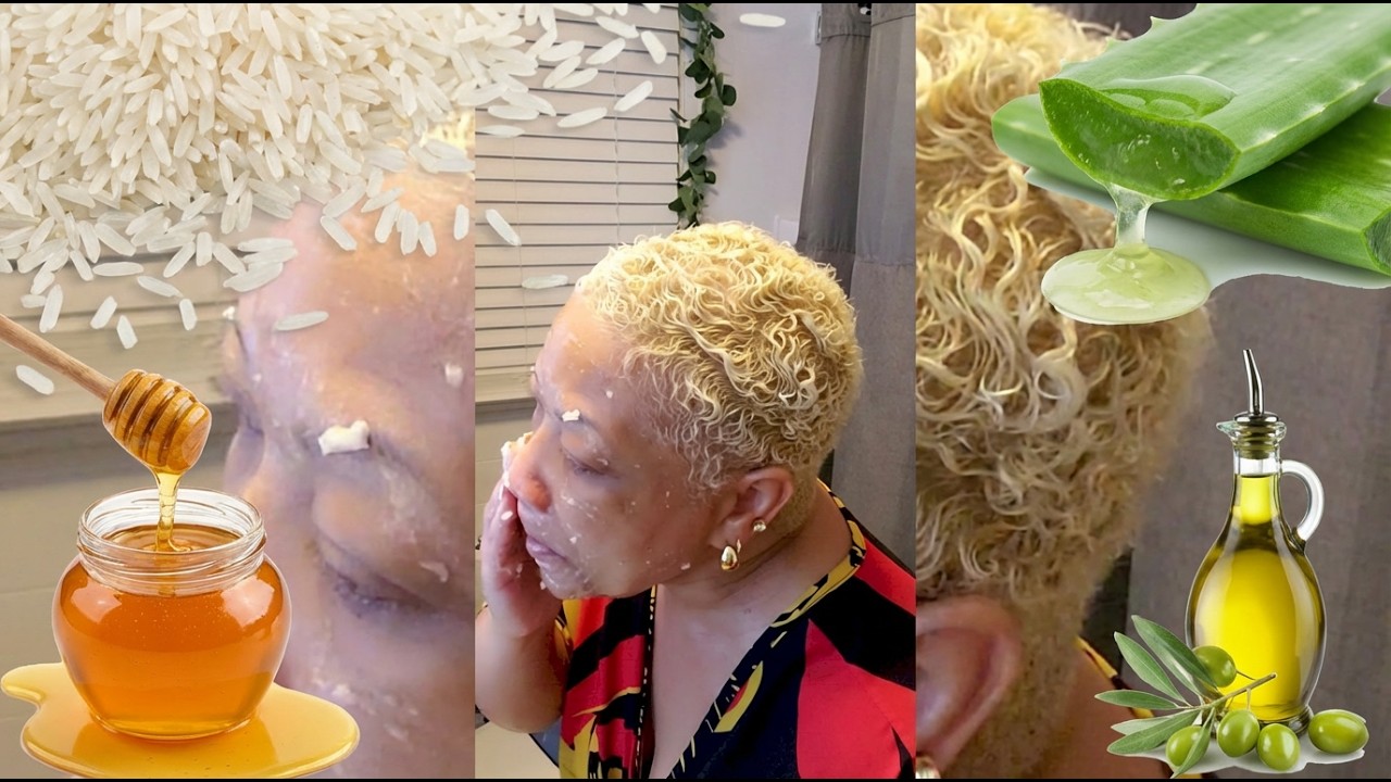 Day 15 - Glow-Up | Collagen Boosting Rice & Aloe Vera Facial for Mature Skin 50+ (Plump & Lift)