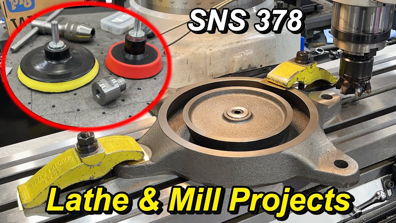SNS 378: Custom Buffer Adaptor, Swivel Base Milling