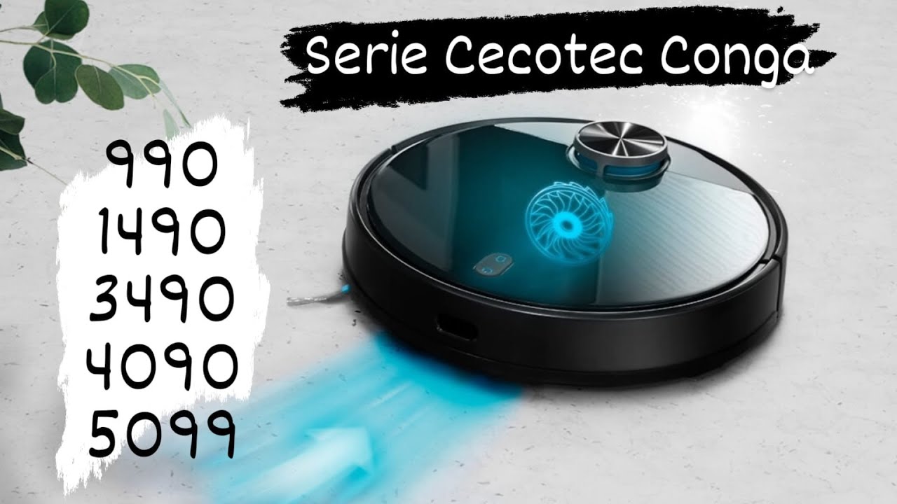 Comparativa Cecotec Serie Conga | 🏆Conga 990, 1490, 3490, 4090 y 5090🏆 | Review robots aspiradores