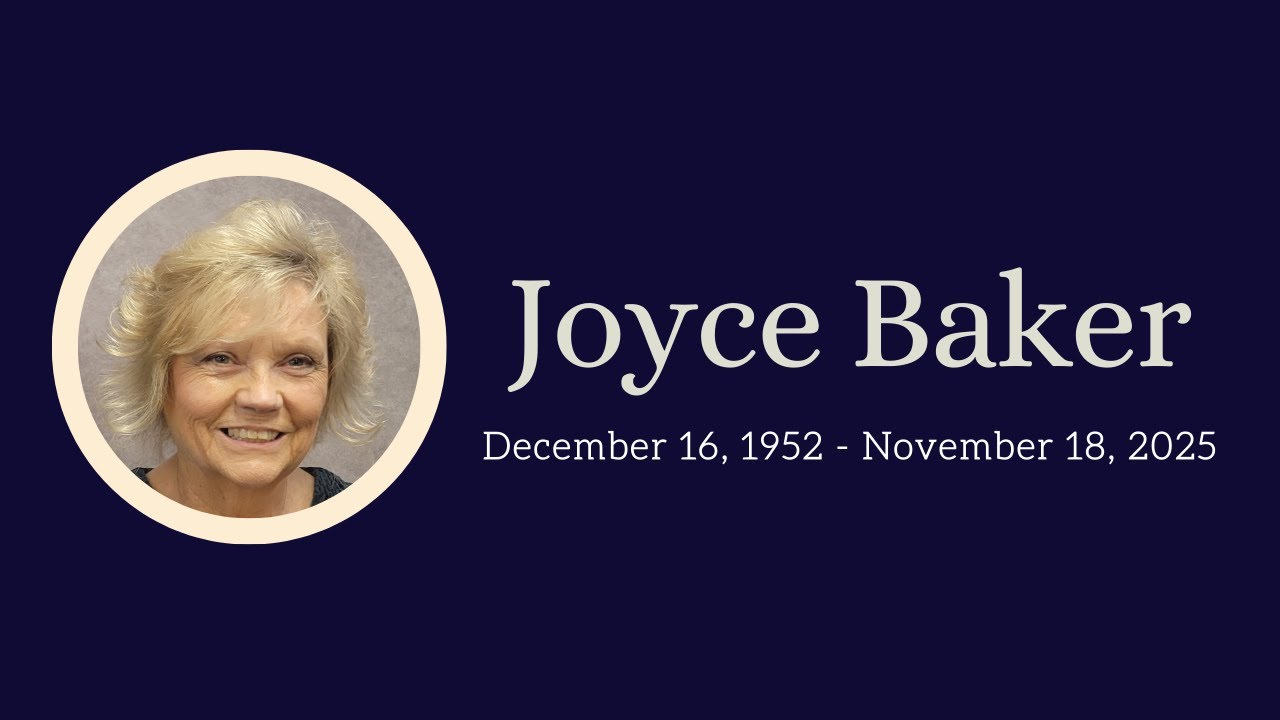 Funeral Service for Mrs. Joyce Baker  November 23, 2025