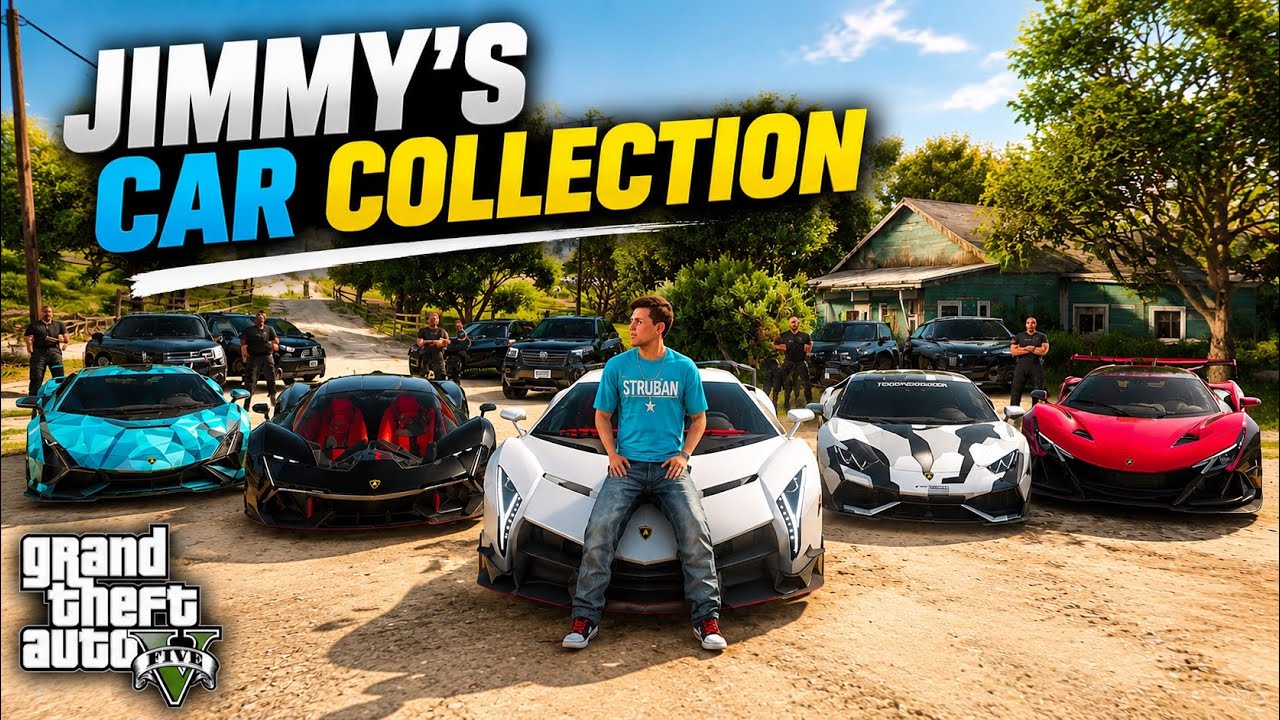 Jimmy's New Farm House & CARS Collections 🔥... - GTA 5 [GOP] S02 ep#13