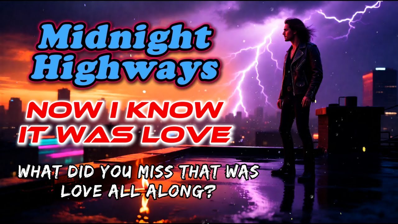 80s Energetic Hard Rock Anthem | Now I Know It Was Love | Midnight Highways (Lyric Video)